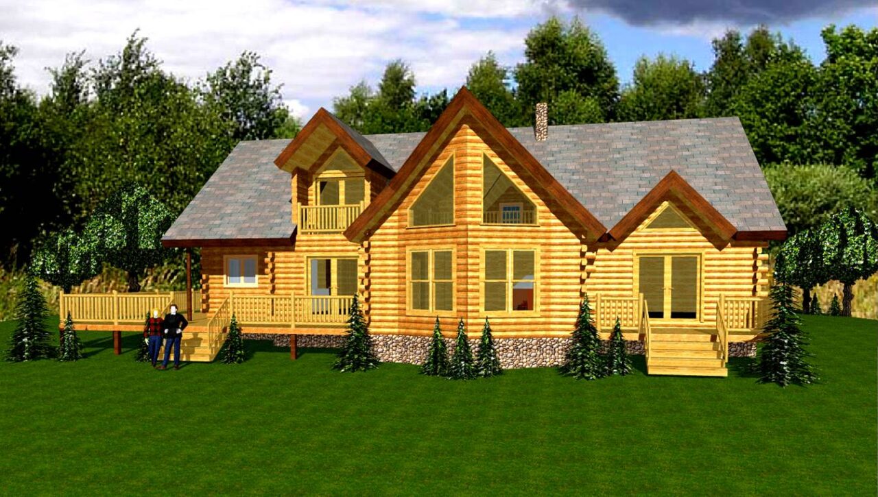 The Bigelow Aurora Log Homes