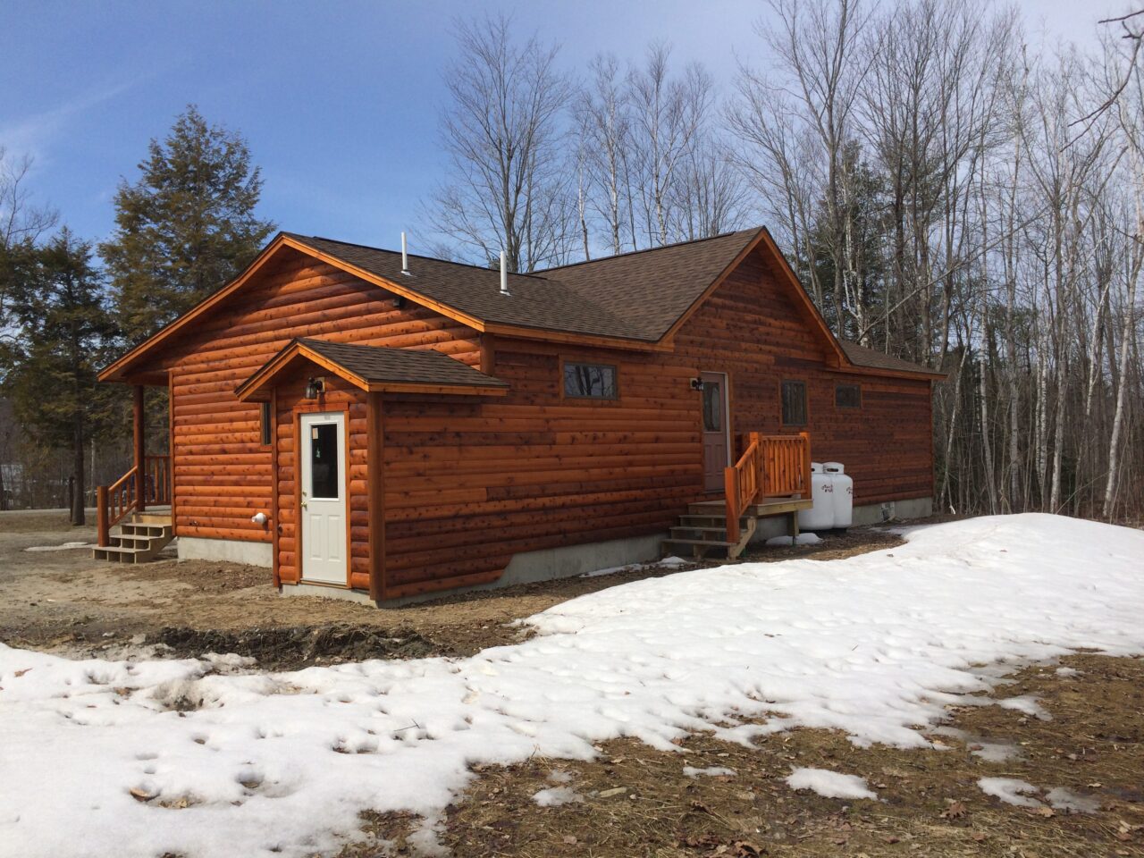 SOLD In Gardiner! Aurora Log Homes